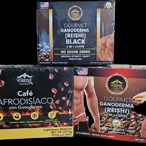 Cafe Ganoderma 3 Combo: Latte 4 in 1 + Black 2 in 1 + Afro