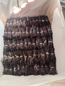 Slofoodgroup Loose Cut and Dried Split Vanilla Beans from Comoros Islands Carmel, Mocha, Marshmallow Flavor Profile Spice