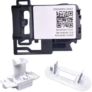 Upgraded WH01X27954 Washer Lid Lock Switch, WH02X24399 Lid Latch Striker, WH01X24381 Washing Machine Bezel Replacement Part fits WH01X24114 290D1580P series, 3 PCS SST
