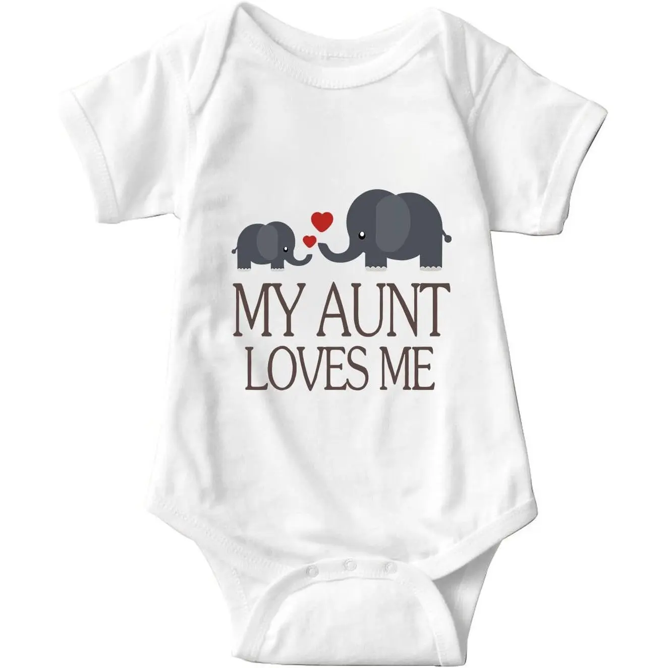 Funny Baby Bodysuit Aunties Bestie Baby Clothes Girl Boy I Love My Auntie Newborn Infant