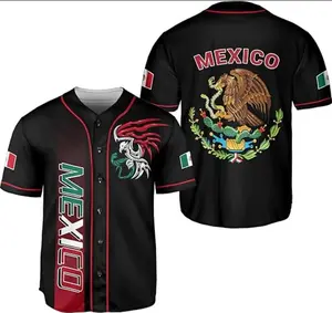 Mexico Baseball Jersey Shirts, Jersey De Mexico Flag Jersey for Men Women Youth Kid, Mexican Eagle Unisex Shirt Sports Gifts #8