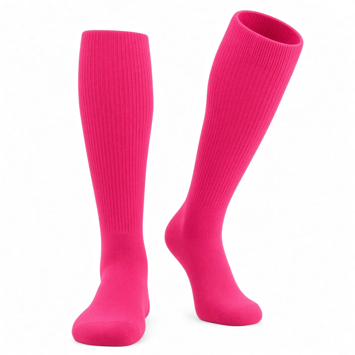 Allsport Performance Knee-High Tube Socks by Pear Sox - Neon Pink