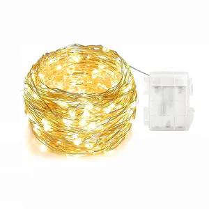 50/100LEDs Fairy String Lights Led Lamp Outdoor Battery Operated Garland Christmas Decorations Xmas New Year Party Ornaments Decor Decorating Lighting