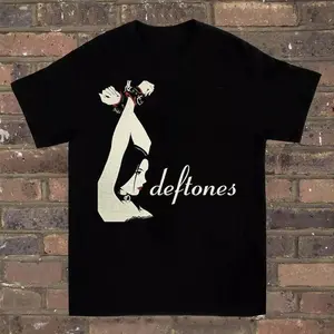 Deftones Band T-shirt Cotton Short Sleeve For Men Women All Size S-3XL Black Casual
