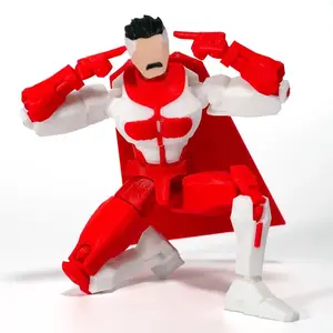 3D Printed Superheroes Invincible Omni Man Anime Multi-Jointed Shapeshift Toys Action Figures Mannequin Model Ornaments Gifts