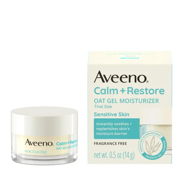 Aveeno Calm + Restore Oat Gel Face Moisturizer 0.5