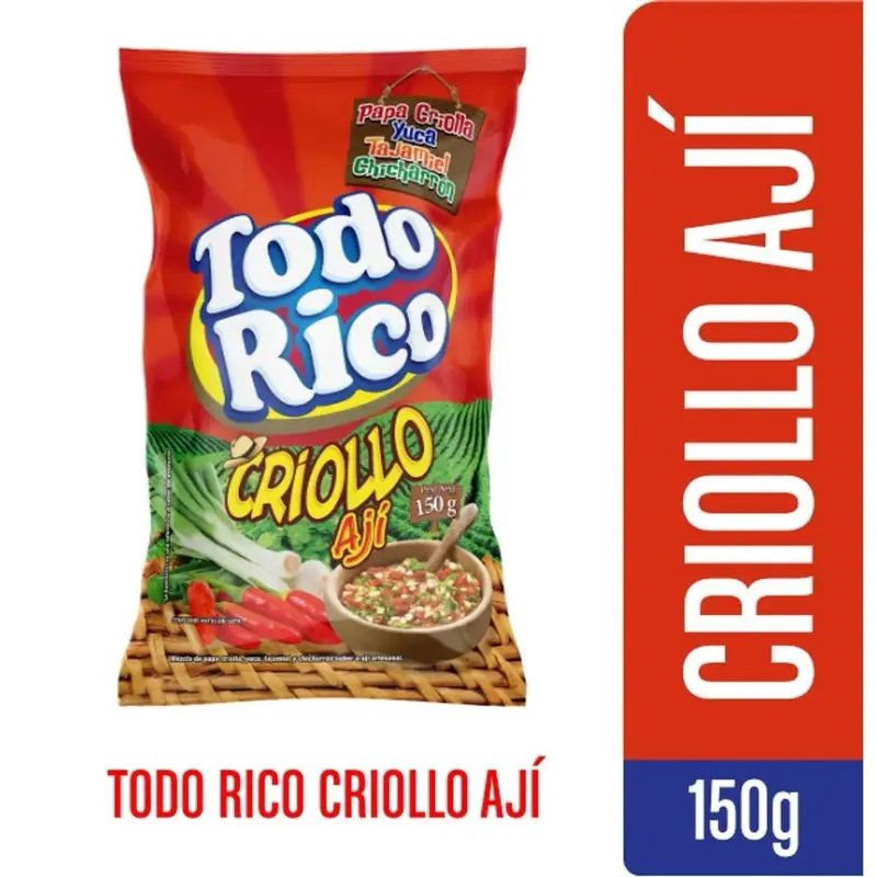 Todo Rico Aji Criollo Familiar 150g - Flavored Snack Mix - TikTok Shop
