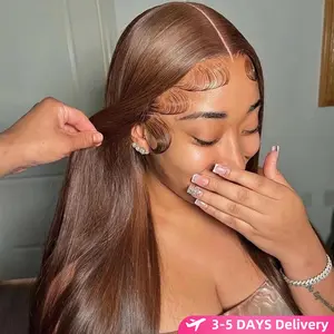 Chocolate Reddish Brown Lace Front Wig Human Hair 13X6 HD Lace Frontal Human Hair Wigs For Woman 99J Body Wave Wig Pre Plucked with Baby Hair Red wine Wigs for Women