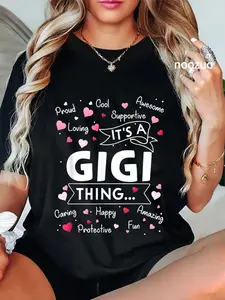 100% Cotton It's a Gigi Thing Funny Sayings Cute Grandma Mothers Day T-Shirt