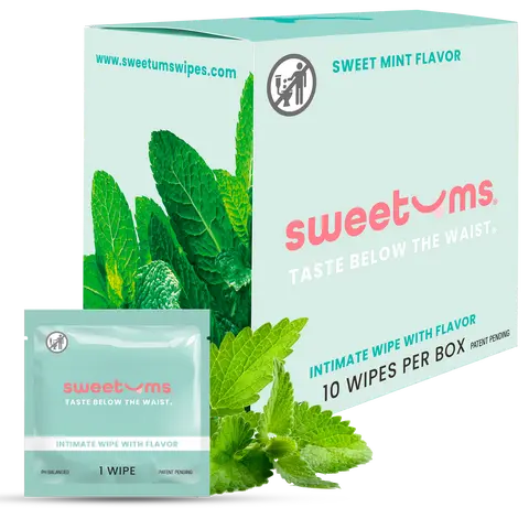 Sweet Mint Intimate Wipes – Flavored, pH-Balanced