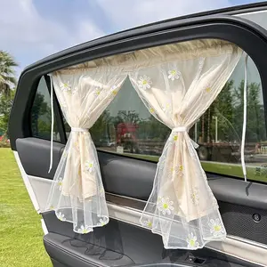 Car curtains, car window sunshades, car sunshade tracks, rear side window suction cup car curtains