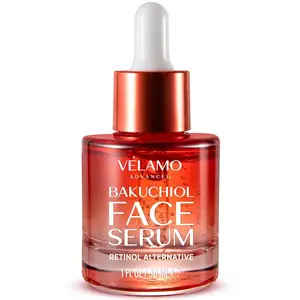 Bakuchiol Retinol Alternative Face Serum: Anti-Aging, Reduces Wrinkles, Fine Lines, Smooths Skin, Pregnancy Safe, Vegan, Cruelty-Free, 1 FL OZ