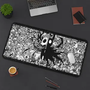 Hollow Knight Characters Desk Mat, High-Quality Desk Mat, Silksong Merch, Gaming Desk Mat, Long Mouse Pad, Unique Gift for Gamers