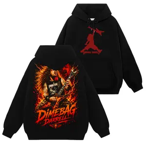 [HellRider Shop] Limited Dimebag Darrell Panteras #84 Hoodie T-Shirt Sweatshirt, Retro Vintage Unisex Graphic 90s Cotton, Gift For Heavy Metal, Rock Y2K Streetwear