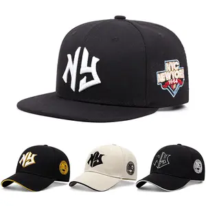 Men’s adjustable baseball cap with minimalist letter embroidery; fashionable casual design suitable for all seasons and outdoor sports; women’s snap-button cap.