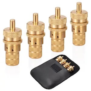 Tire Deflator, 6-30 PSI Air Down Tire Deflators Offroad Accessories for, Car, Truck, Motorcycle, and ATV (4 Pack with Storage Bag)