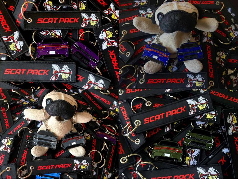 Keychain Jet Tag For Scatpack Key Ring Makes For A Unique and Cool Gift For Car Guys, Fans, Enthusiasts Dad, Friend, Him, Her & More