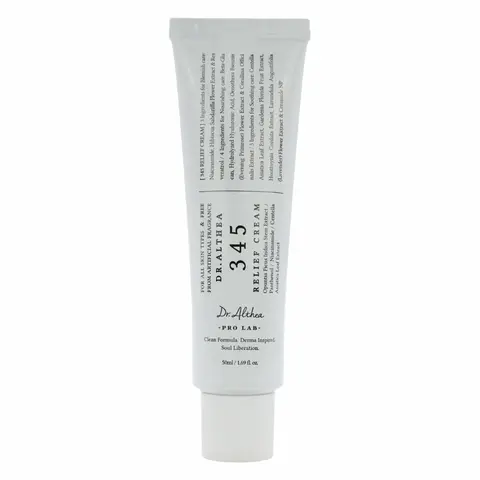 Dr.Althea 345 Relief Cream 50ml - Shea & Chamomile Infused Moisturizer, Dry Sensitive Skin Selfcare, Calms Redness, Soothes, Supports Skin Repair