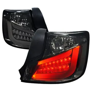 2011-2013 Scion tC LED Tail Lights (Chrome Housing/Smoked Lens)