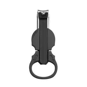 Cello look Nail Clipper with Magnifying Glass-3X Magnifier for Precise and Safe Trimming,Stainless and Sharp Blades for Hard Nails,a Case for Storing Nail Clippings,Christmas Gift for Parents and Grandparents