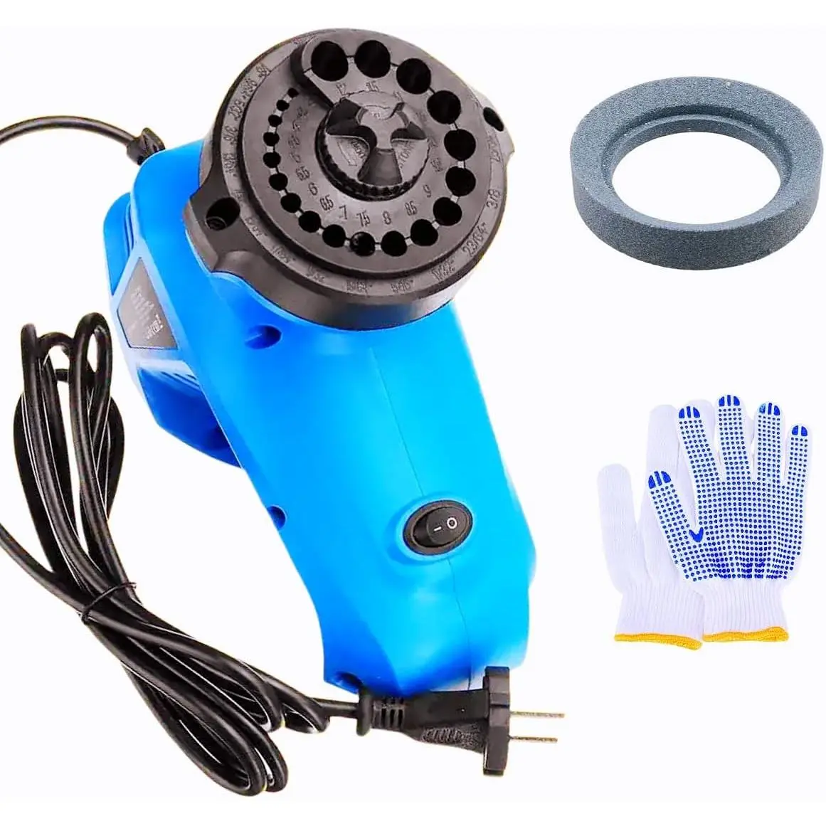 Drill Bit Sharpener, Power Drill Bit Sharpeners for All Bits (1/8-15/32inch), Multipurpose Drill Bit Grinding Sharpener for Twist Bits