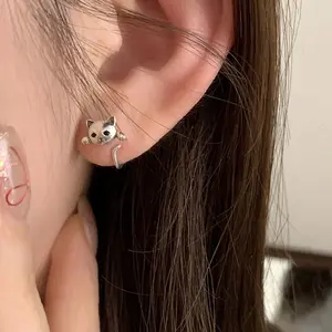 Cute Kitten Ear Cuff Earrings| Minimalist INS Style Dainty Cat Jewelry#clean girl jewelry#cute lively unique#unique