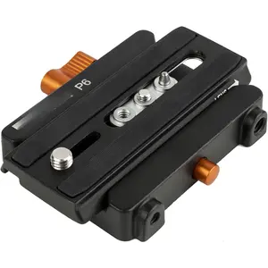 P6 Quick Release Adapter with Plate (Black)
