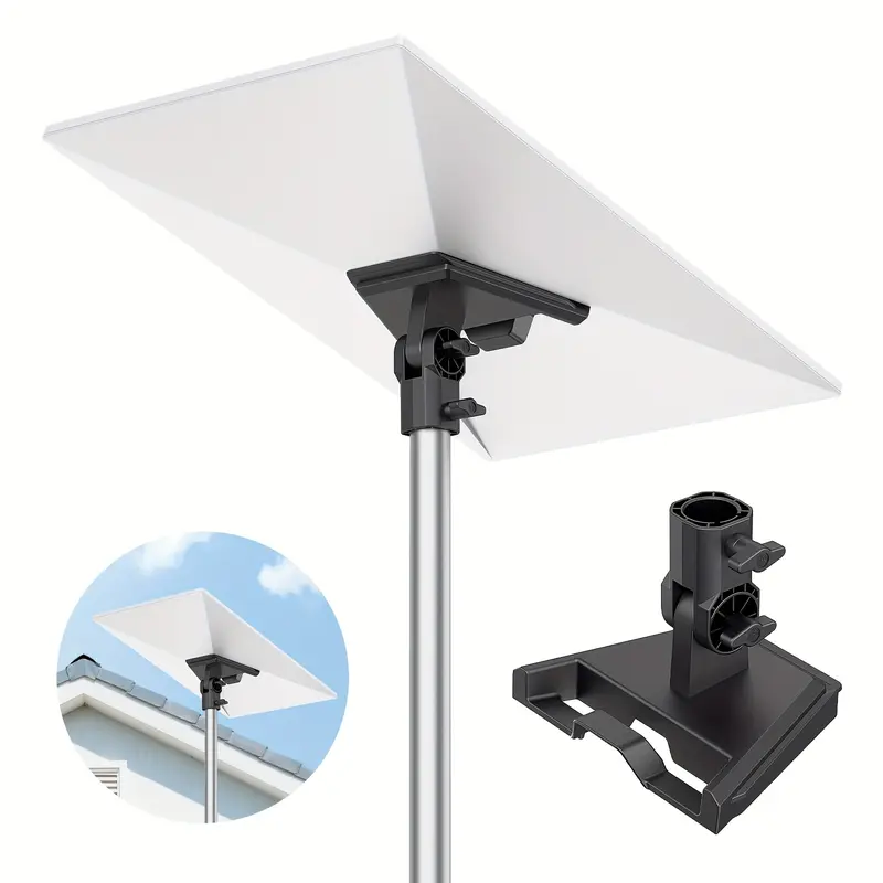 Starlink Gen 3 Tube Adapter, Ceiling Post Mount Support, Round Installation Kit, Standard Dish Accessories, Easy Setup, Durable Design