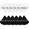 12PCS Premium Triangle Cotton Powder Puffs Set, Soft Normal Makeup Sponges for Flawless Foundation Blending, Ideal for Foundation, Concealer, Blush