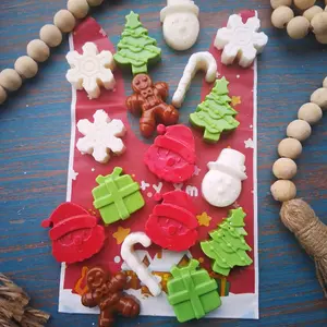 Christmas Wax Melts - Festive Shapes Including Santa Claus, Snowman, and Christmas Tree - Perfect for Holiday Aromatherapy