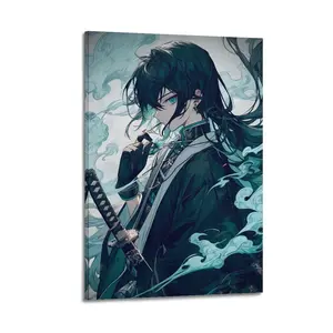 Muichiro Tokito Modern Art Deco Painting Art Poster Wall Decoration Wall Poster Art Wall Rich Art Painting Corridor Art Painting Decoration