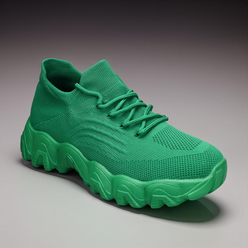 Women's Sock-Fit Lightweight Training Sneakers Zero Gravity Running Shoes for HIIT Yoga 24/7 Hustle Air-Weave Mesh Lace Up Low Top Hot Pink Sneakers