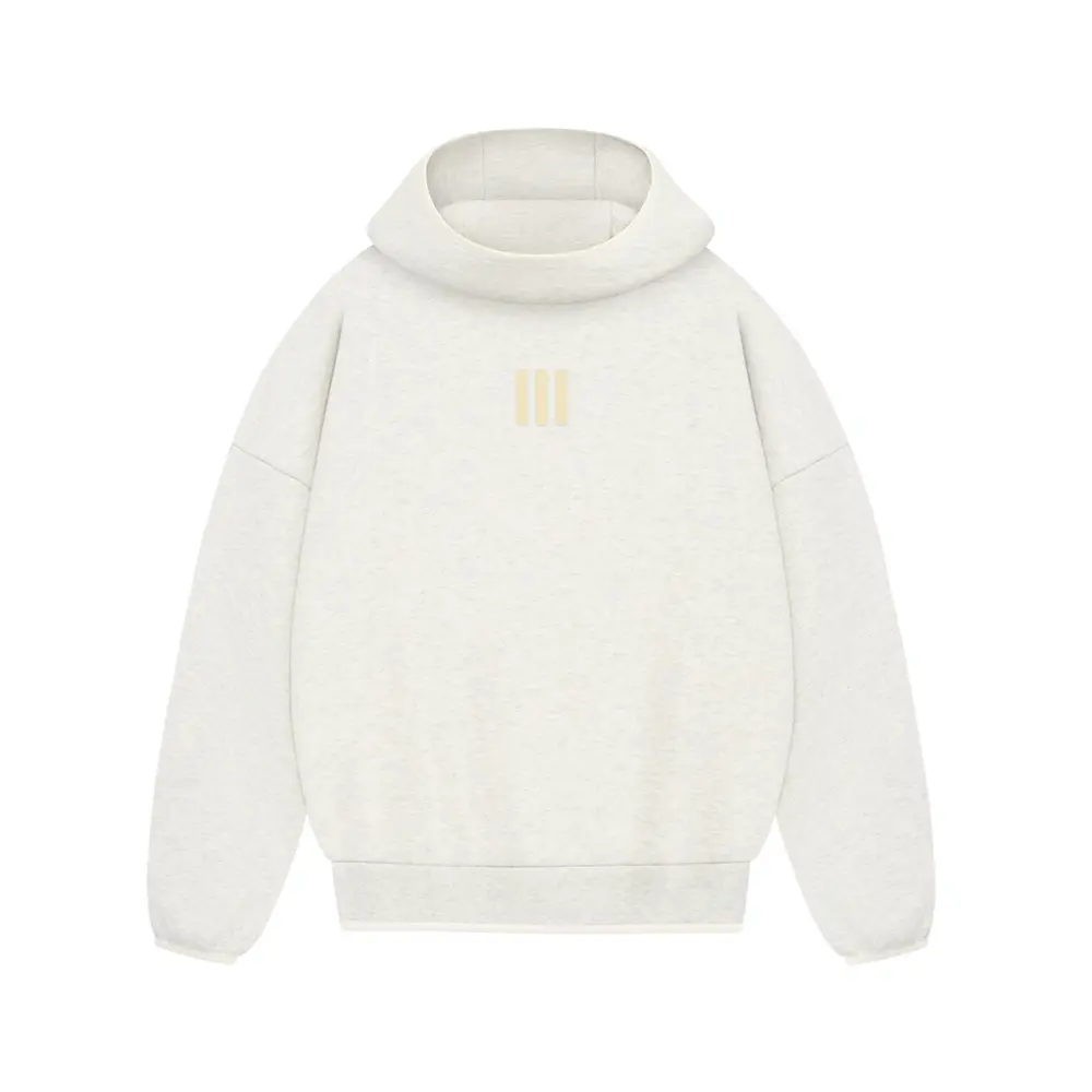 adidas Mens Fear Of God Athletics Heather Hoodie Casual Outerwear Casual - White