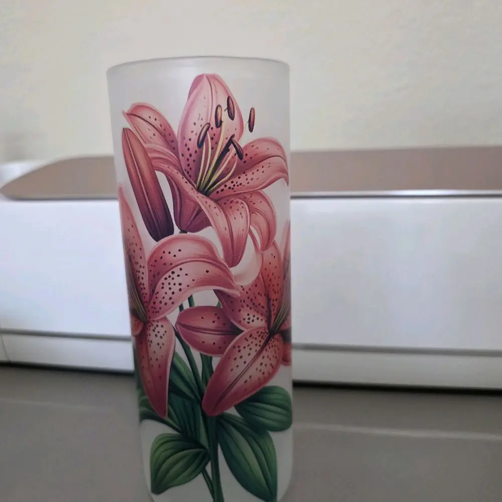Lily 20oz Frosted Glass Tumbler
