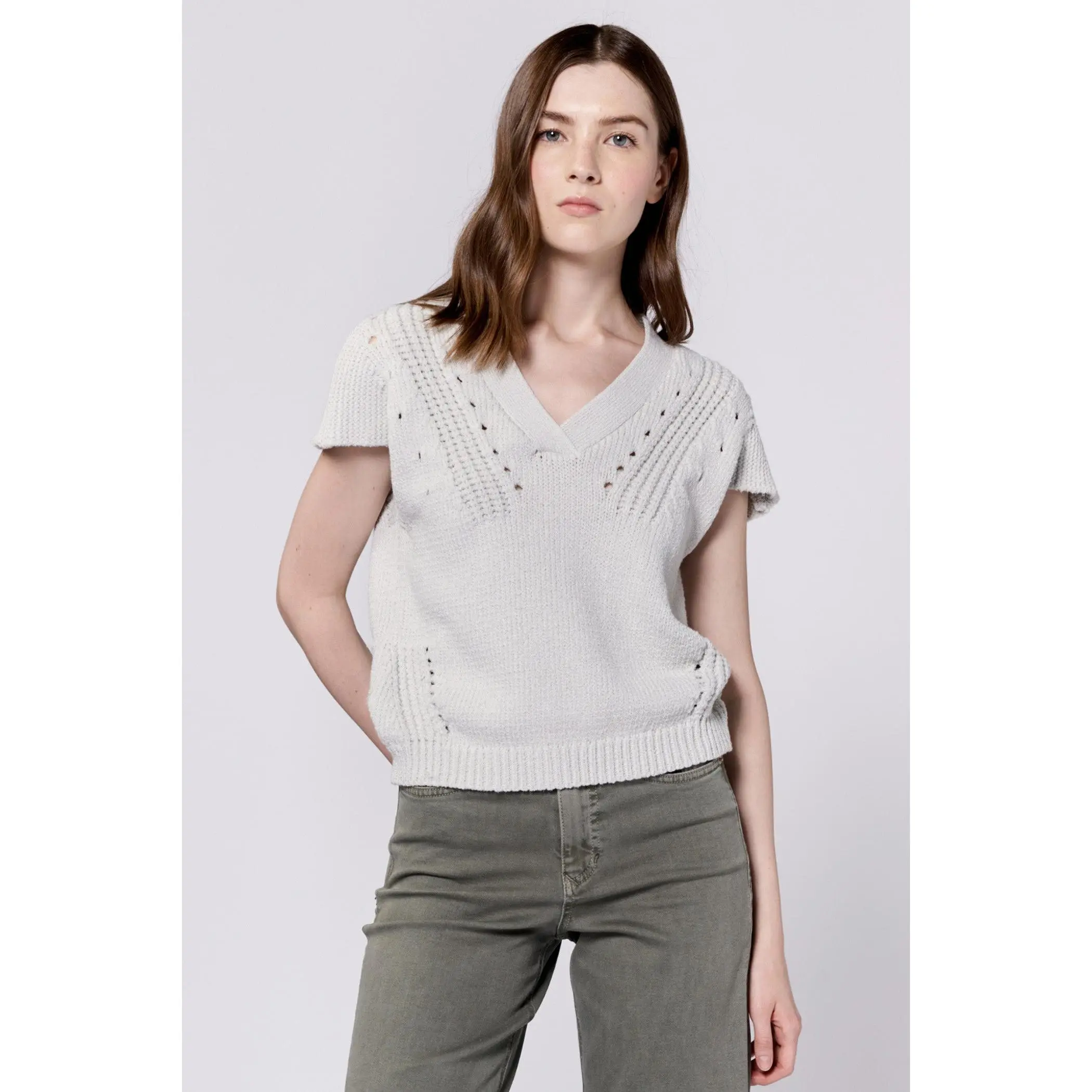 UNA SWEATER PEARL HEATHER