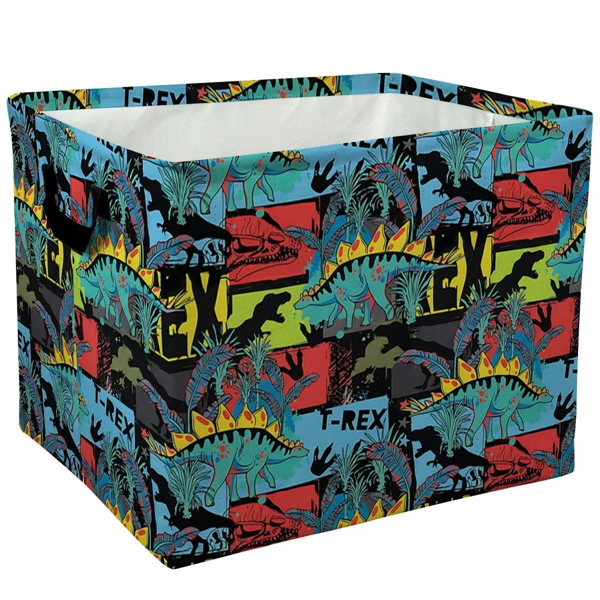 Dinosaur Roar Graphic Print Storage Baskets Storage Boxes Home Decor Storage Clothes Organization And Storage Home Decor Storage Holiday Gifts，Organizer For Toys，Books，Laundry Baskets
