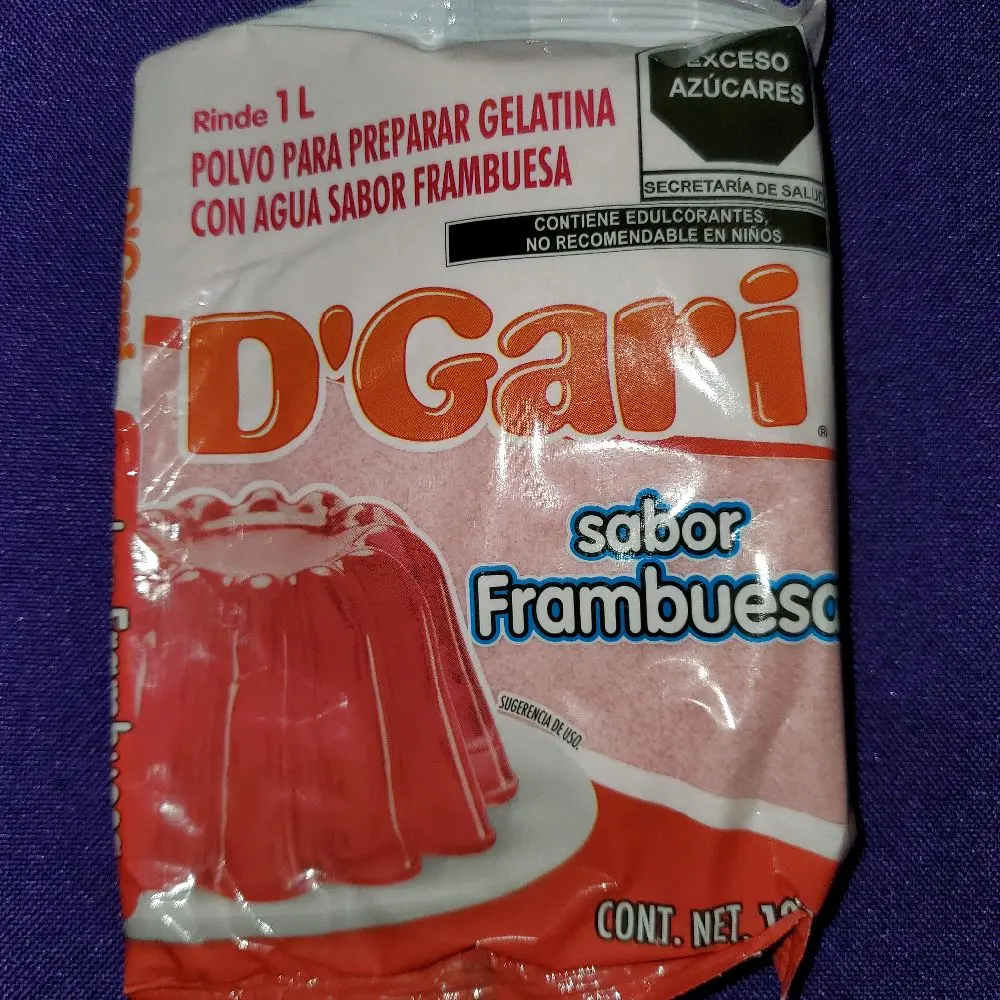 D'Gari Jello - Frambuesa 1 PIECE