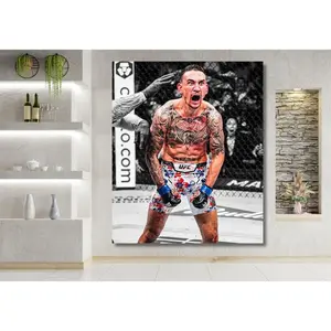 UFC Max Holloway Official Poster Unframed Ready to Hang | High Quality HD Photo 4K Picture | All Sizes Available Man Cave