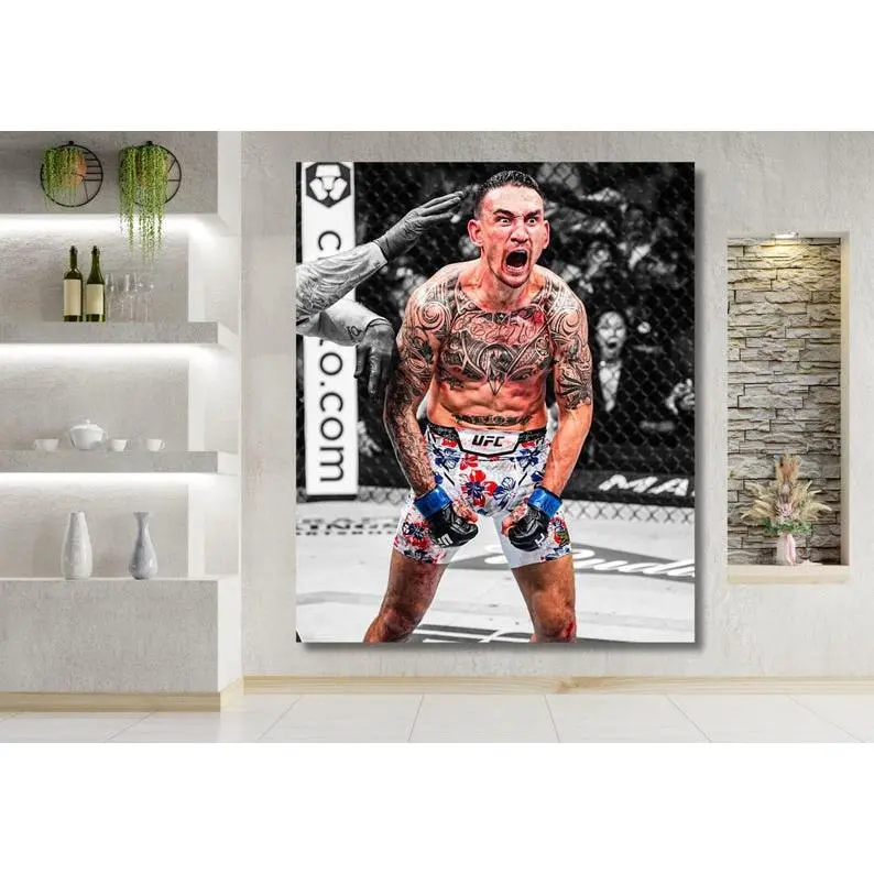 UFC Max Holloway Official Poster Unframed Ready to Hang | High Quality HD Photo 4K Picture | All Sizes Available Man Cave