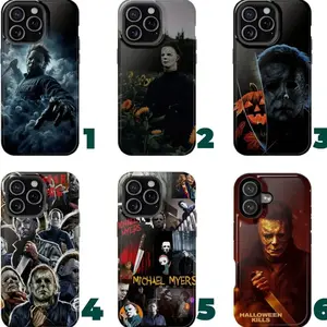 6 styles v3 Michael Myers Phone Case – Horror Halloween - Cover for iPhone 17 16 15 and SS Galaxy, Gift Christmas