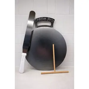 Carbon Steel 12″ Crepe Pan – CrepePro Bundle Kit