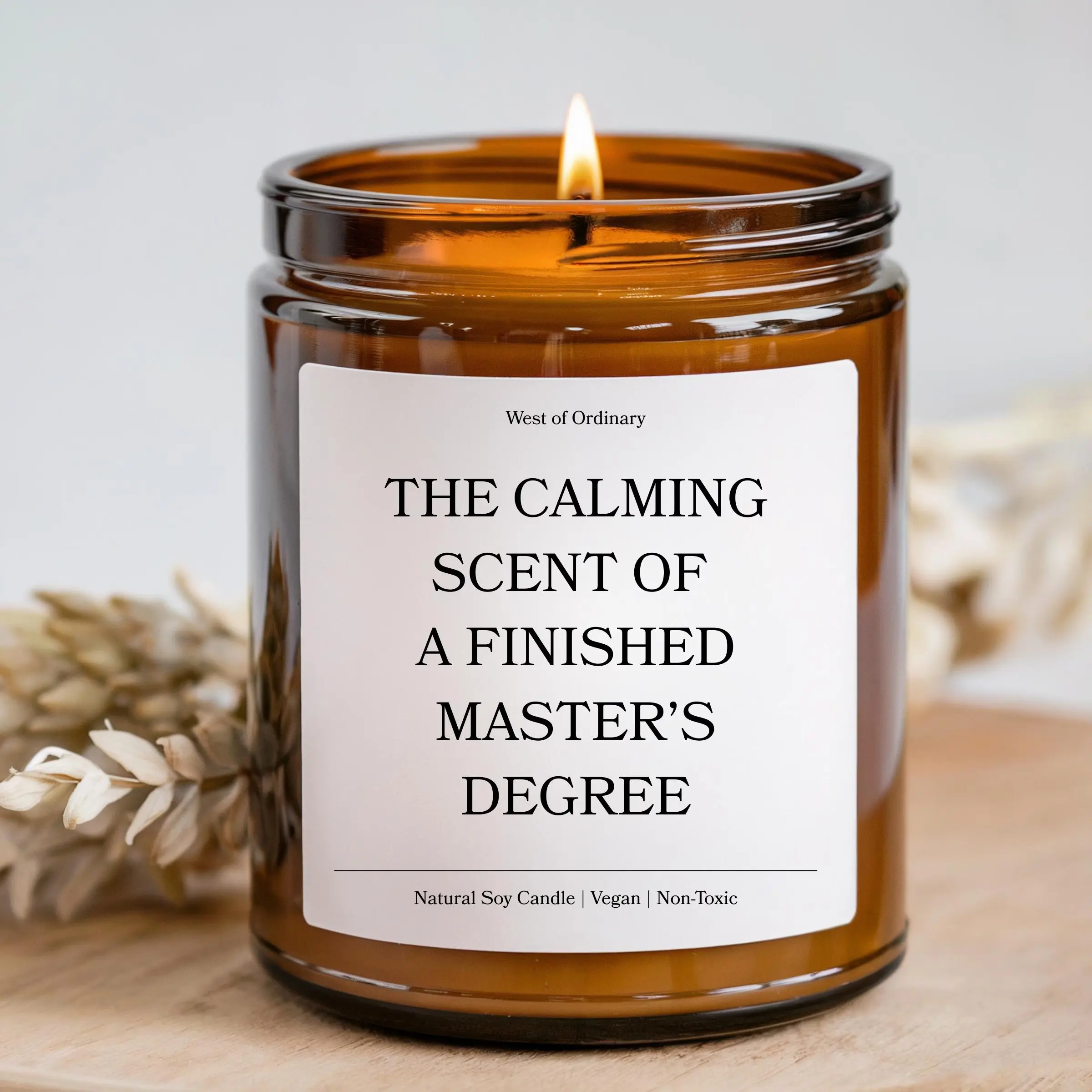 Masters Degree Gift, Graduation Candle, Graduation Gift Box, Funny Candle, Graduation Gift Basket, Masters Graduation, Niece Graduation