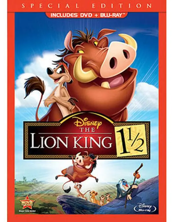 USED Book - The Lion King 1 1/2 (Blu-ray) - english