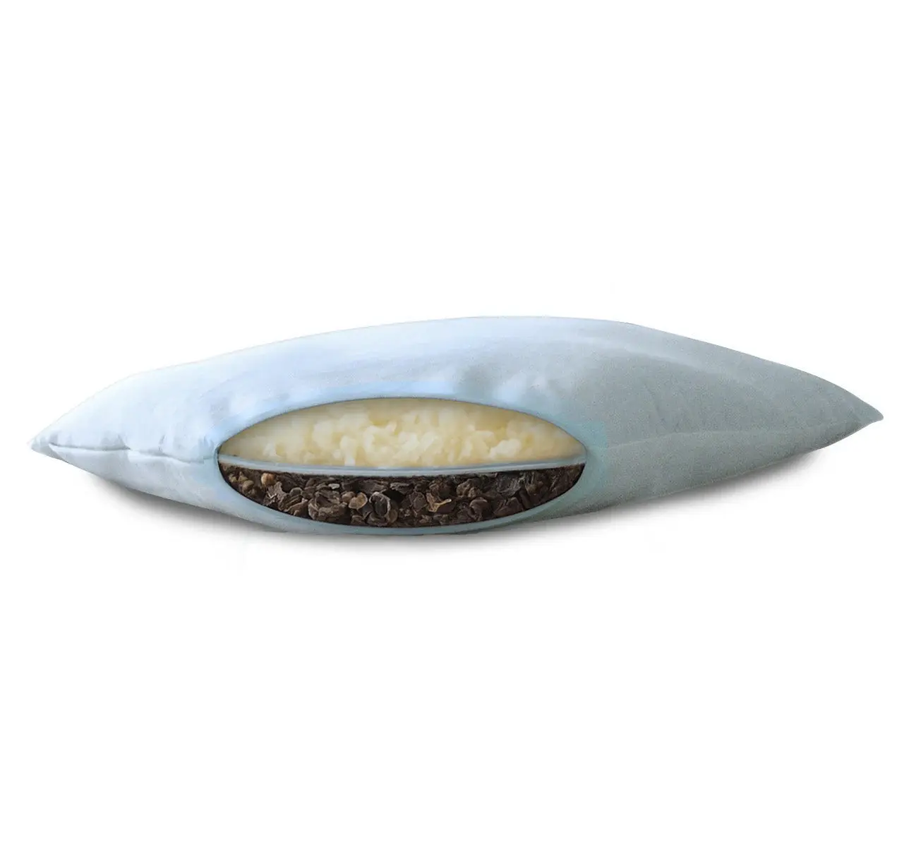 Hybrid Pillow: Natural Wool & Buckwheat