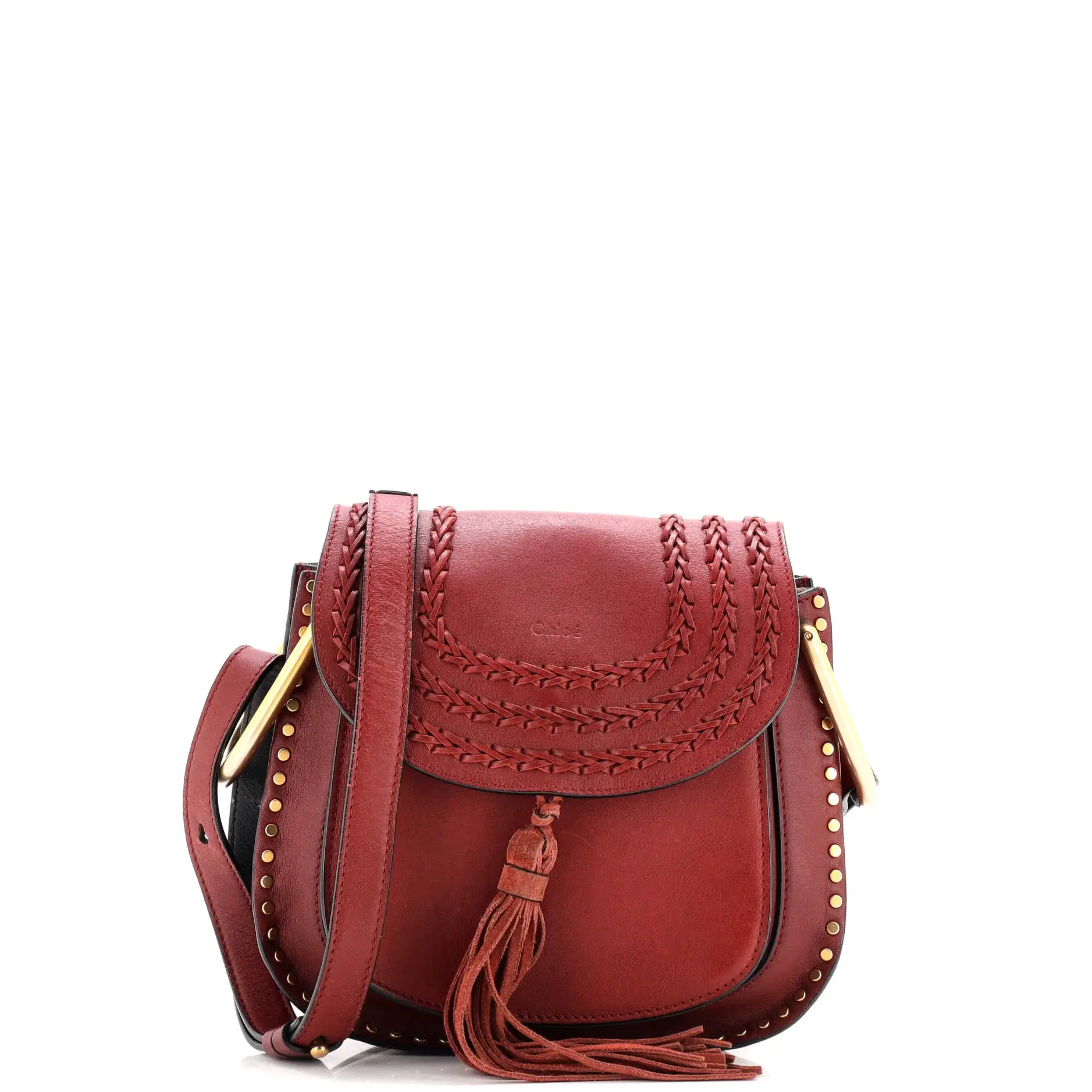 Pre-owned Chloé material Messenger bags Chloe Hudson Handbag Whipstitch Leather Small by Rebag
