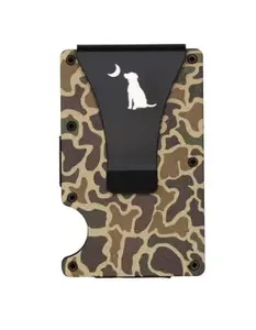 Local Boy Old School Camo Money Clip