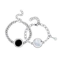 Soulmate 2.0 Touch Bracelets （Silver&Silver)