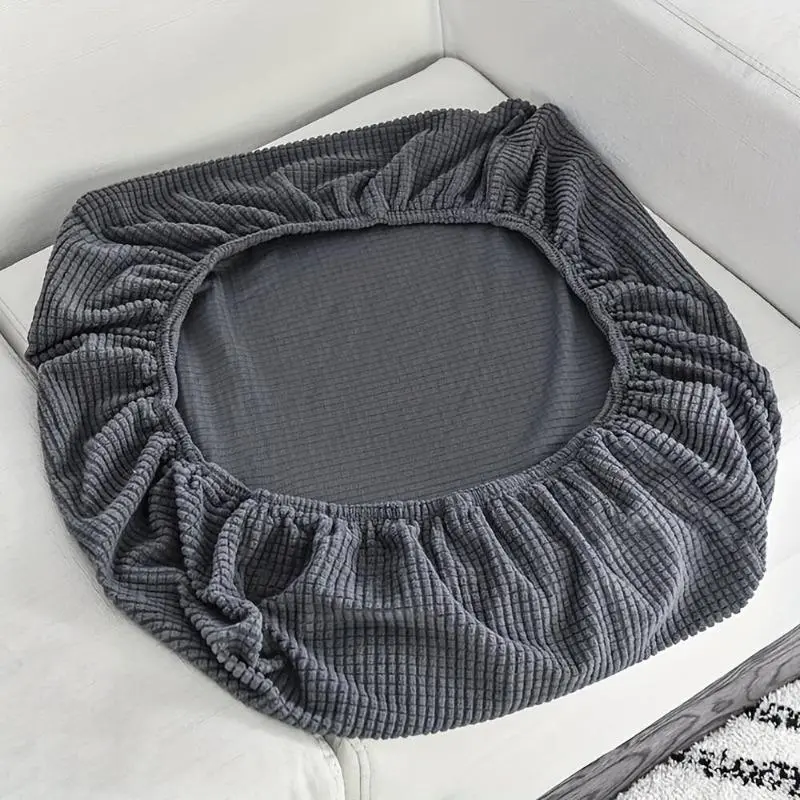 1pc Solid Color Sofa Cover, Sofa Protector, Dustproof Sofa Cover, Single Sofa Cover, Removable And Washable Elastic Sofa Cushion Cover, Washable Sofa Slipcover, Washable Couch Cover, Cover For Sofa