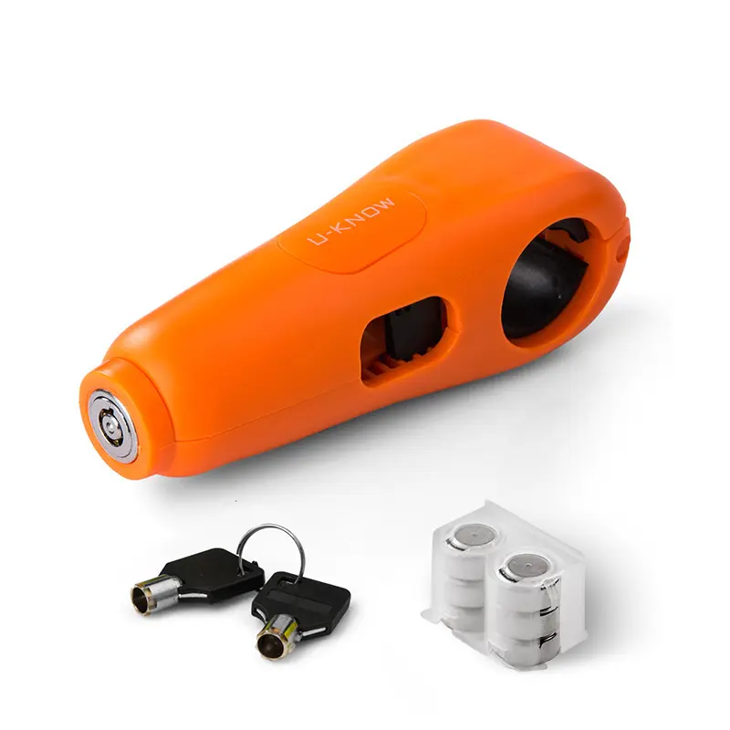 Alarm handlebar lock [orange]