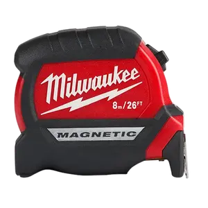 Milwaukee 48-22-0326 8m/26ft Compact Wide Blade Magnetic Tape Measure